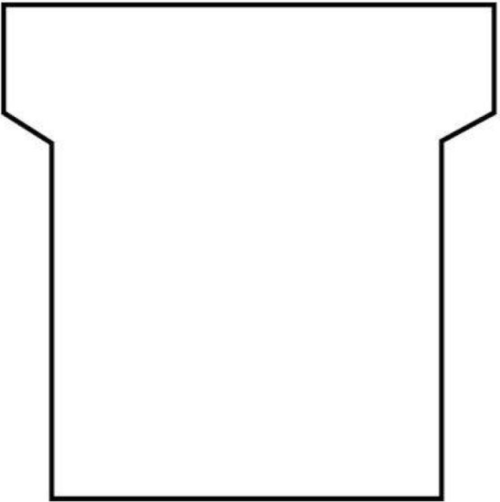 Nobo 1.5 T-kártya tervező táblához - Fehér