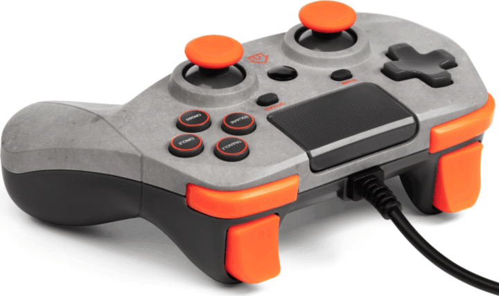 Snakebyte SB910234 Game:Pad 4S Rock Vezetékes kontroller - Szürke/Narancssárga