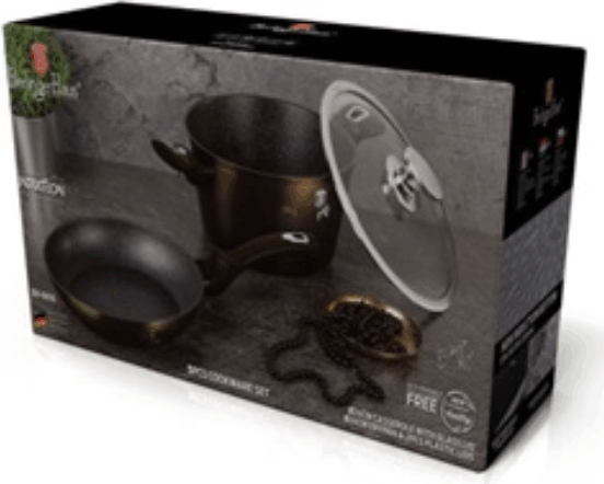 Berlinger Haus BH/6616T 24 cm Edénykészlet - Fekete (5 részes) Berlinger Haus BH/6616T 24 cm Edénykészlet - Fekete (5 részes)