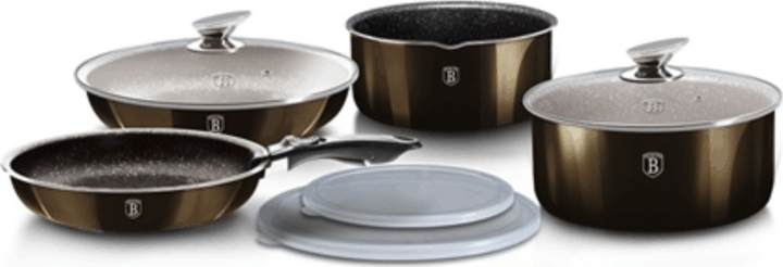 Berlinger Haus BH/7041 Edénykészlet - Fényes fekete (9 részes)