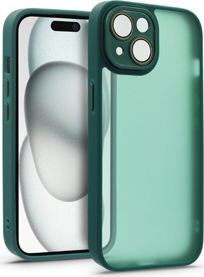 Haffner Variete Apple iPhone 15 Tok - Sötétzöld Haffner Variete Apple iPhone 15 Tok - Sötétzöld