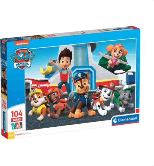 Clementoni Supercolor Mancs Őrjárat - 104 darabos Maxi puzzle