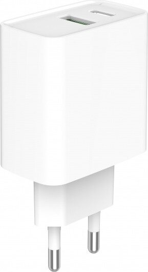 Gembird TA-UC-PDQC20-01-W USB-A / USB-C Hálózati Töltő Adapter 20W - Fehér