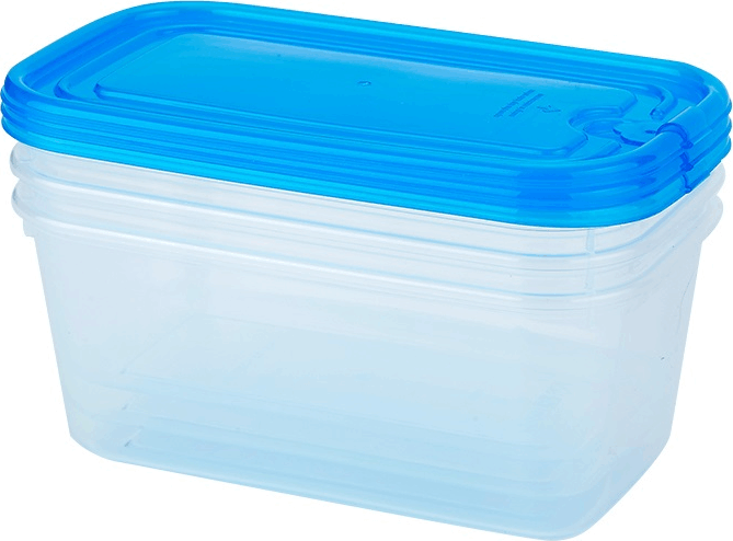 TOO KT-078 Műanyag ételtároló készlet 0,95L (3 db)