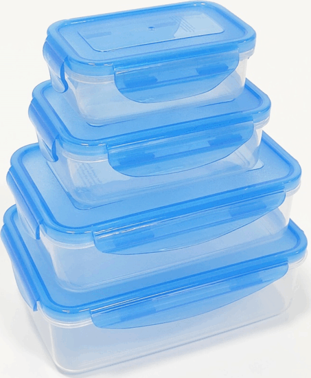 TOO KT-074 Műanyag ételtároló készlet (4 db / csomag)