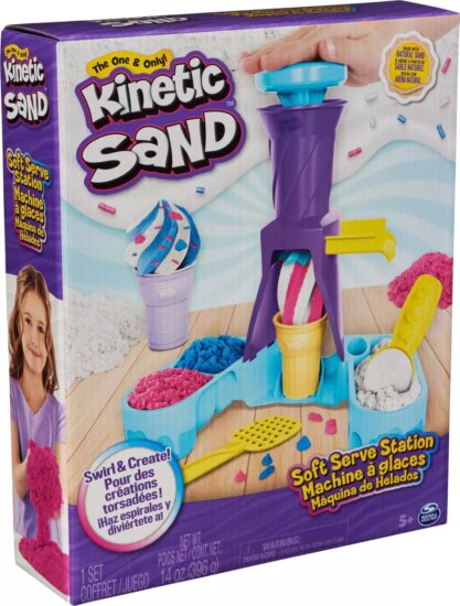 Spin master Kinetic Sand: Csavart fagyi készítő műhely Kinetikus homok