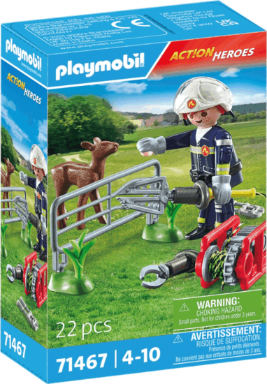 Playmobil 71467 City Action - Tűzoltó állatmentés közben Playmobil 71467 City Action - Tűzoltó állatmentés közben