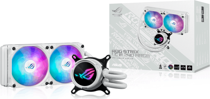 Asus ROG Strix LC III 240 ARGB White Edition ARGB CPU Vízhűtés