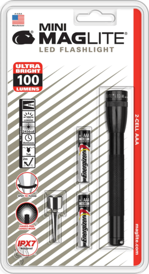 Maglite Mini-Mag LED AAA Mini Zsebkámpa - Fekete