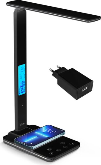 Media-Tech MT222K LEDITOU LED Asztali lámpa - Fekete
