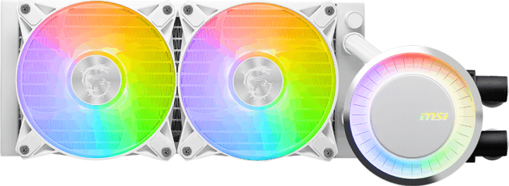 MSI MAG CoreLiquid E240 ARGB CPU Vízhűtés - Fehér