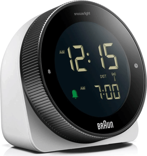 Braun BC 24 W DCF Rádiós ébresztőóra - Fekete Braun BC 24 W DCF Rádiós ébresztőóra - Fekete