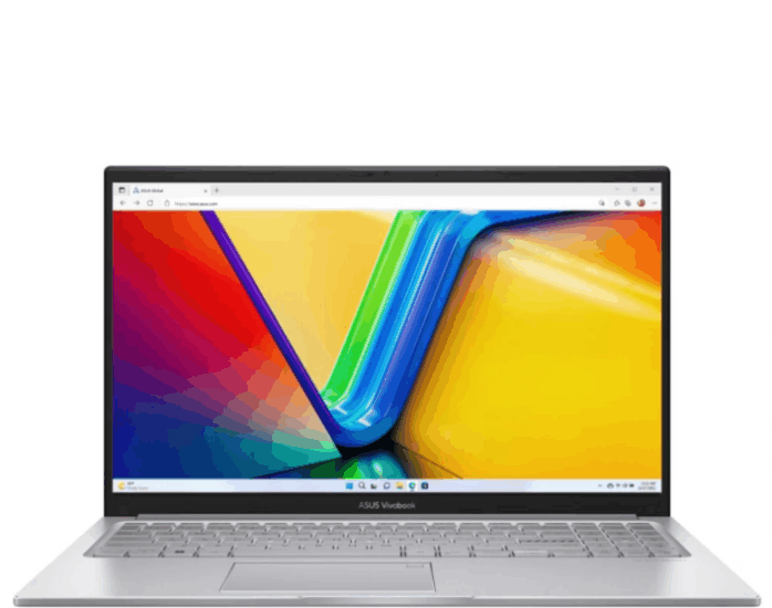 Asus VivoBook X1504 Notebook Ezüst (15.6" / Intel i5-1335U / 8GB / 512GB SSD )
