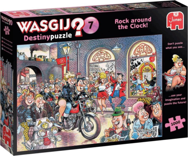 Jumbo 81929 Wasgij Destiny 7 - Rock around the Clock 1000 darabos Kreatív Puzzle