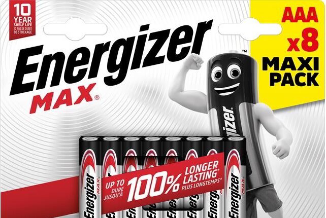 Energizer Max Alkaline AAA Ceruzaelem (8db/csomag) Energizer Max Alkaline AAA Ceruzaelem (8db/csomag)