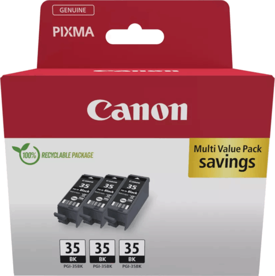 Canon PGI-35BK Eredeti Tintapatron Triple Pack Fekete Canon PGI-35BK Eredeti Tintapatron Triple Pack Fekete