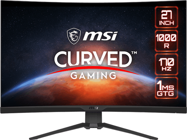 MSI 27" MAG 275CQRF-QD Ívelt Gaming Monitor MSI 27" MAG 275CQRF-QD Ívelt Gaming Monitor