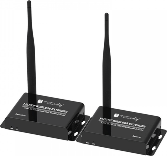 Techly 365634 Wireless HDMI FullHD Extender Jeltovábbító Techly 365634 Wireless HDMI FullHD Extender Jeltovábbító