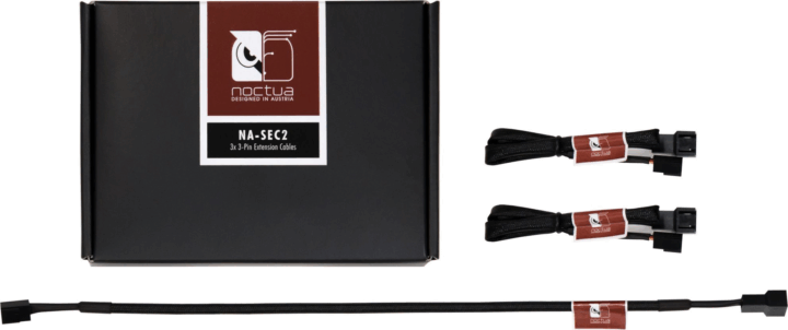 Noctua NA-SEC2 3tűs ventilátor hosszabbító kábel készlet
