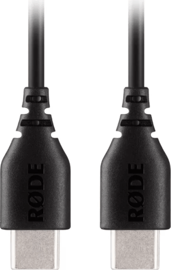 Rode SC22 USB Type-C apa - USB Type-C apa Adatkábel - Fekete (0.3m)