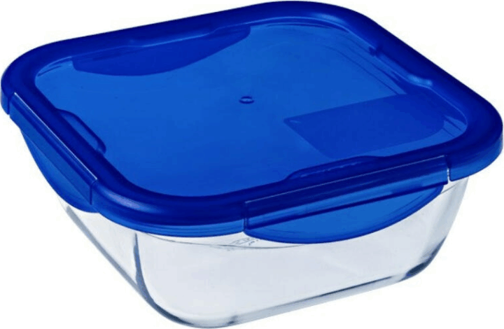 Pyrex 286PG Üveg ételtároló műanyag fedéllel 1,9L