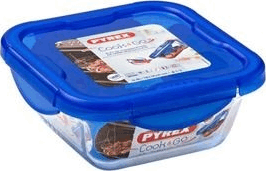 Pyrex 285PG Üveg étel tároló műanyag fedővel 0,8L