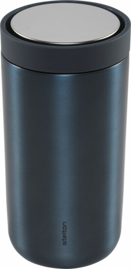 Stelton To Go Click Becher 200ml Termosz bögre - Sötétkék metál