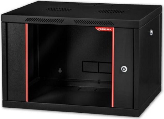 Formrack 19" fali rack szekrény 9U 555x450 - Fekete Formrack 19" fali rack szekrény 9U 555x450 - Fekete