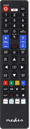 Nedis TVRC45SABK Távirányító Samsung TV-hez Nedis TVRC45SABK Távirányító Samsung TV-hez
