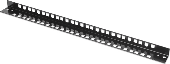 Manhattan 712446 19" rackszekrény sínkészlet 1U - Fekete