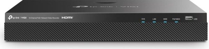 TP-Link VIGI NVR2016H-16P NVR 16 csatornás videó rögzítő