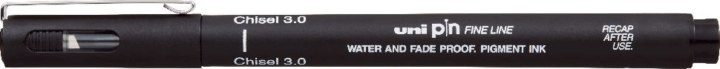 Uni PIN 3 mm Rajzmarker - Fekete