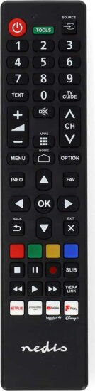 Nedis TVRC45PASHBK Távirányító Panasonic / Sharp TV-hez