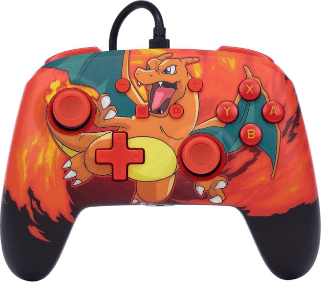 PowerA Enhanced vezetékes controller - Pokémon: Charizard Vortex (Nintendo Switch)