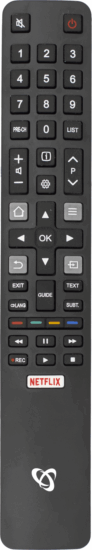 Sbox RC-01406 TCL TV Távirányító Sbox RC-01406 TCL TV Távirányító
