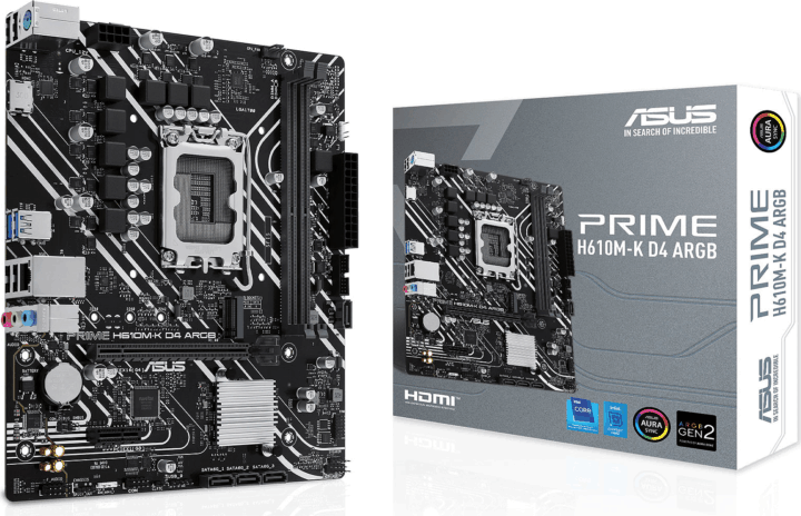 Asus Prime H610M-K D4 ARGB Alaplap
