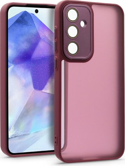 Haffner Variete Samsung Galaxy A55 hátlap Tok - Bordó Haffner Variete Samsung Galaxy A55 hátlap Tok - Bordó