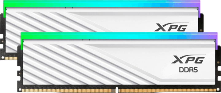 Adata 32GB / 6000 XPG Lancer Blade RGB White DDR5 RAM KIT (2x16GB) Adata 32GB / 6000 XPG Lancer Blade RGB White DDR5 RAM KIT (2x16GB)