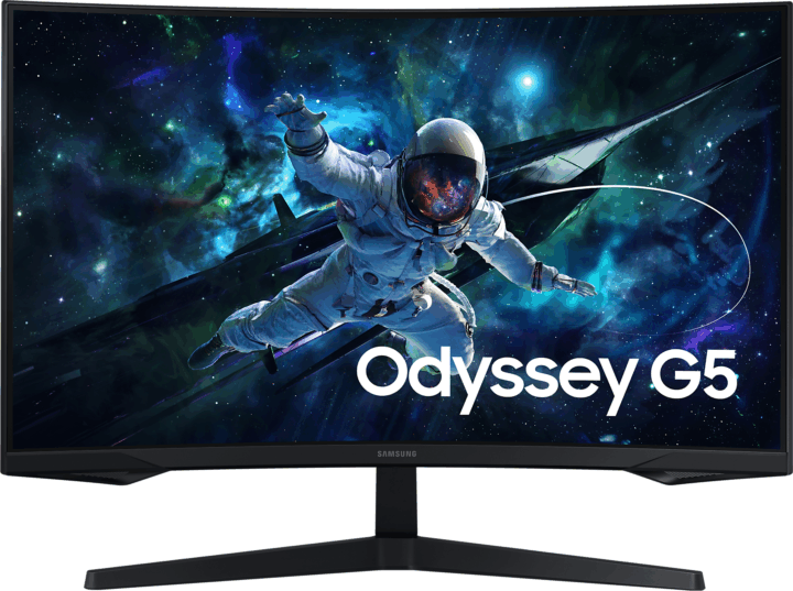 Samsung 32" Odyssey G5 G55C WQHD 2K Ívelt Gaming Monitor - Fekete