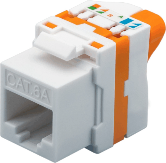 Techly IWP-MD C6A/UROTT CAT6a KeyStone RJ45 Jack UTP szerszám nélküli aljzat