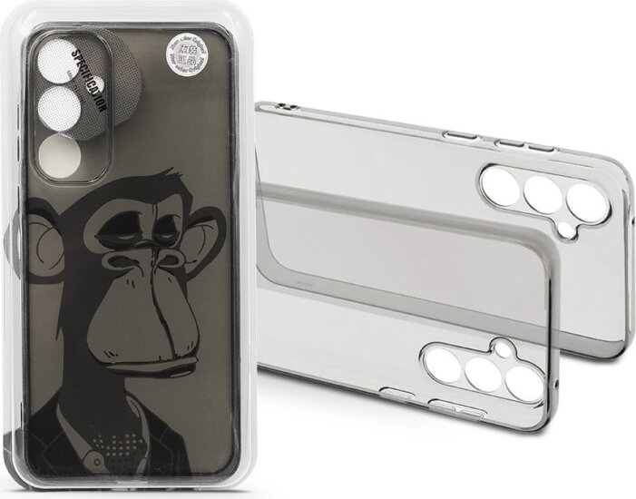 Haffner Gray Monkey Samsung Galaxy S24+ Tok - Átlátszó
