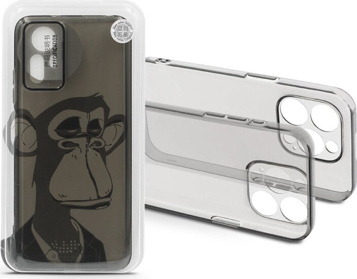 Haffner Gray Monkey Xiaomi Redmi Note 12s Tok - Átlátszó