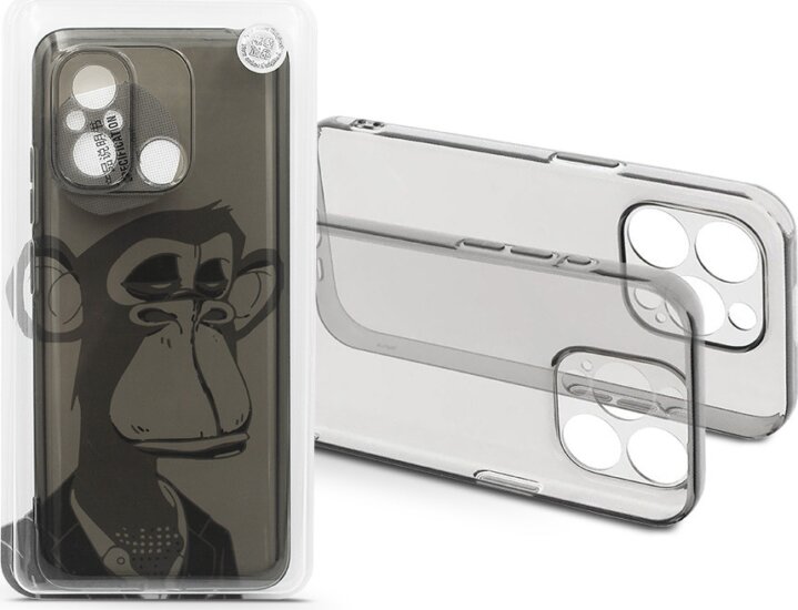 Haffner Gray Monkey Xiaomi Redmi 12c Tok - Átlátszó