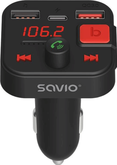 Savio TR-15 Bluetooth FM Transmitter Savio TR-15 Bluetooth FM Transmitter
