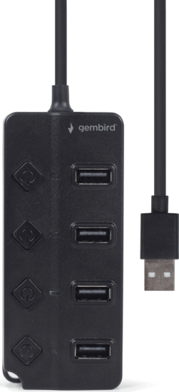 Gembird UHB-U2P4P-01 USB Type-A 2.0 HUB (4 port)