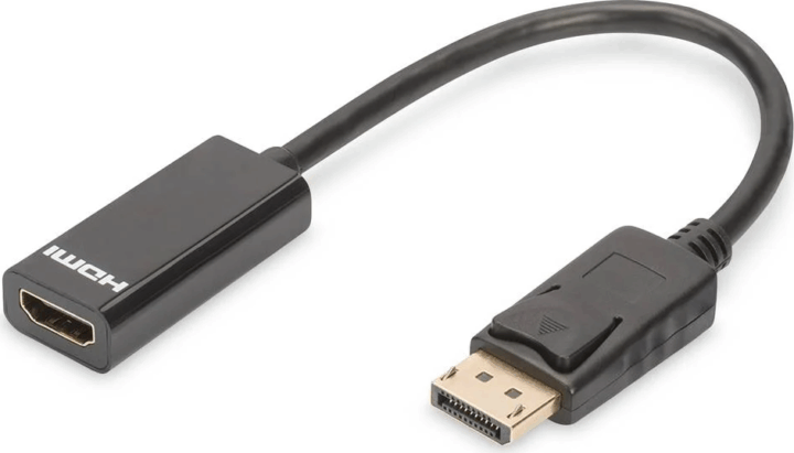 Digitus DB-340400-001-S DisplayPort apa - HDMI anya Adapter Digitus DB-340400-001-S DisplayPort apa - HDMI anya Adapter