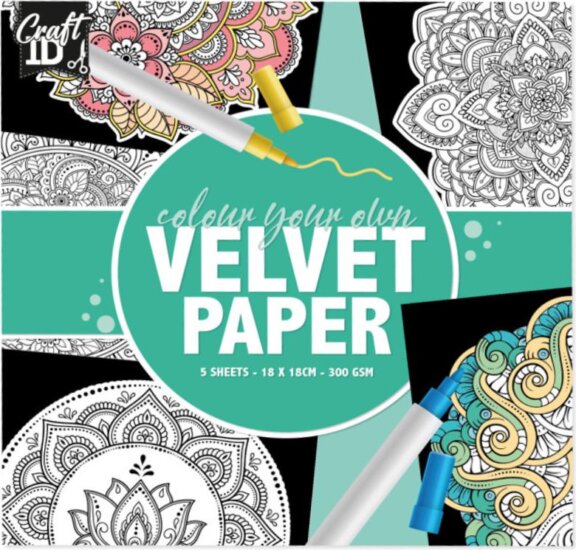 Grafix Bársony színező lapok - Mandalák