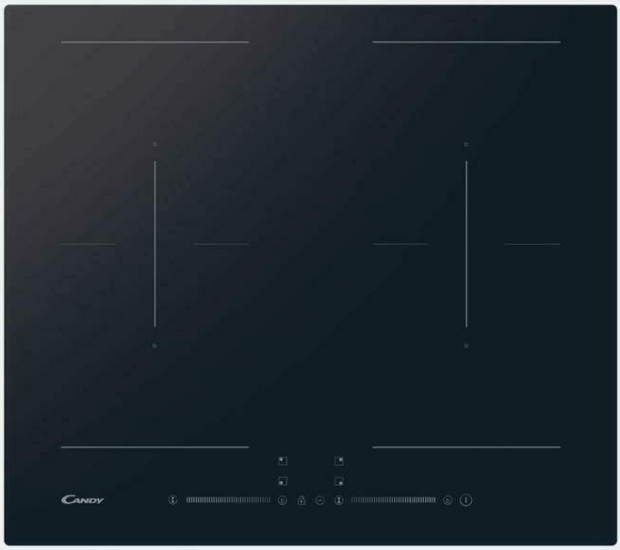 Candy CDTP644SC/E1 Indukciós főzőlap - Fekete
