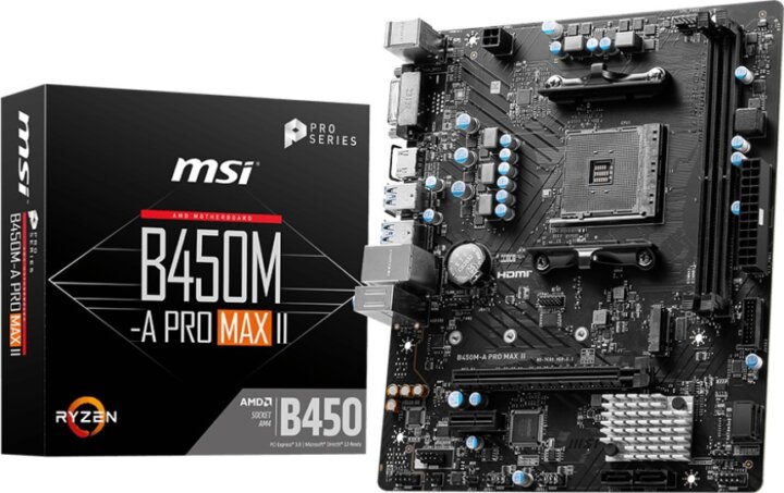 MSI B450M-A Pro Max II Alaplap