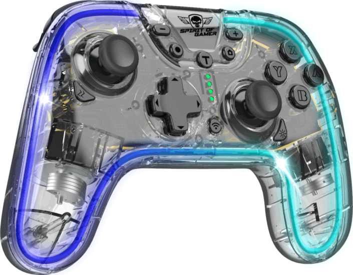 Spirit of Game Pulse Wireless controller - Fekete/Kék (PC/iOS/Android)